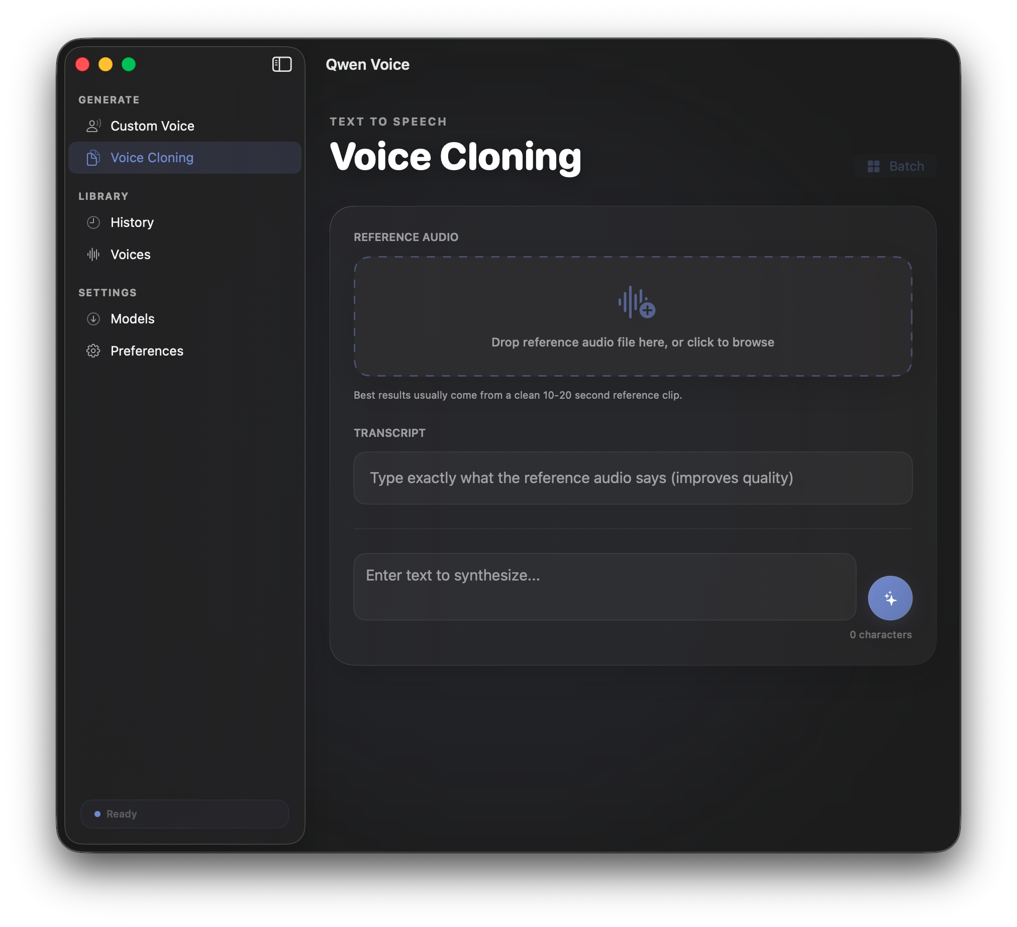 Voice Cloning screenshot